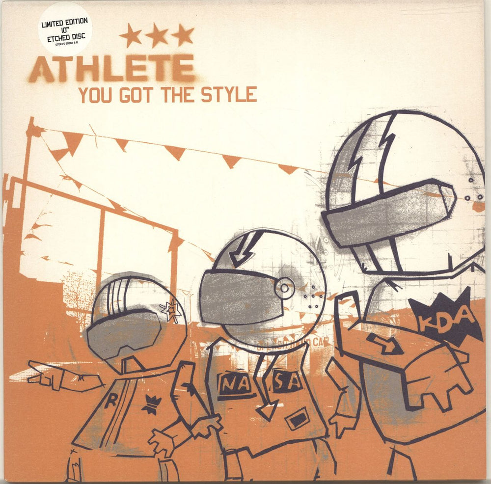 Athlete You Got The Style UK 10" vinyl single (10 inch record) 10ATH001