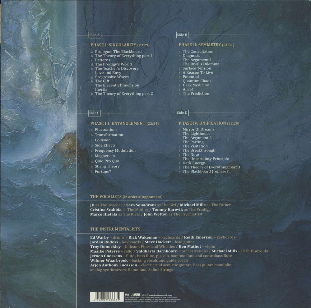 Ayreon The Theory Of Everything German 2-LP vinyl record set (Double LP Album) 5052205066614