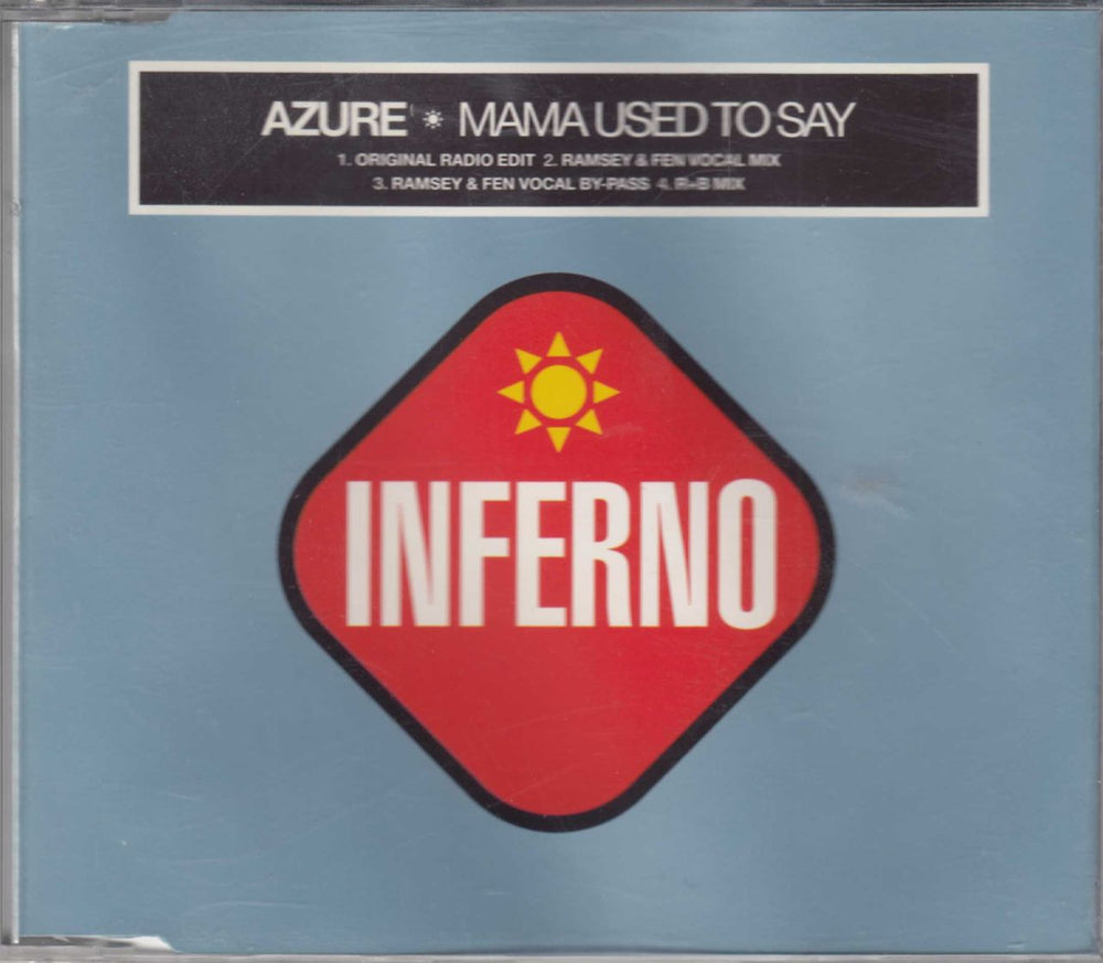 Azure Mama Used To Say UK CD single (CD5 / 5") CXFERN005