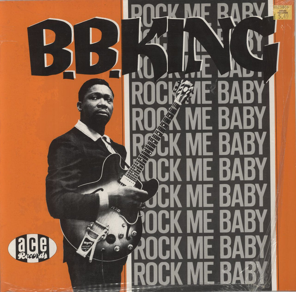 B B King Rock Me Baby UK vinyl LP album (LP record) CH119