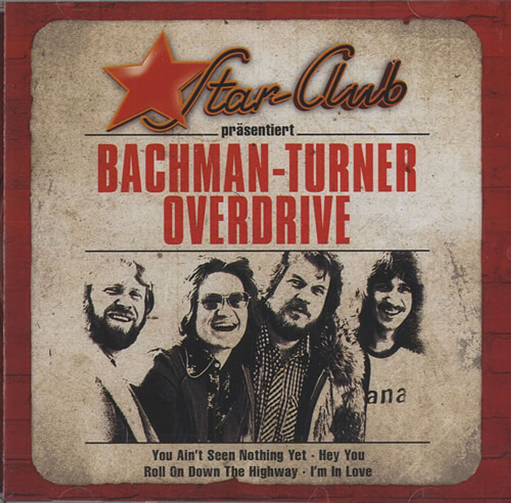 Bachman Turner Overdrive Bachman-Turner Overdrive German CD album (CDLP) 060075312805