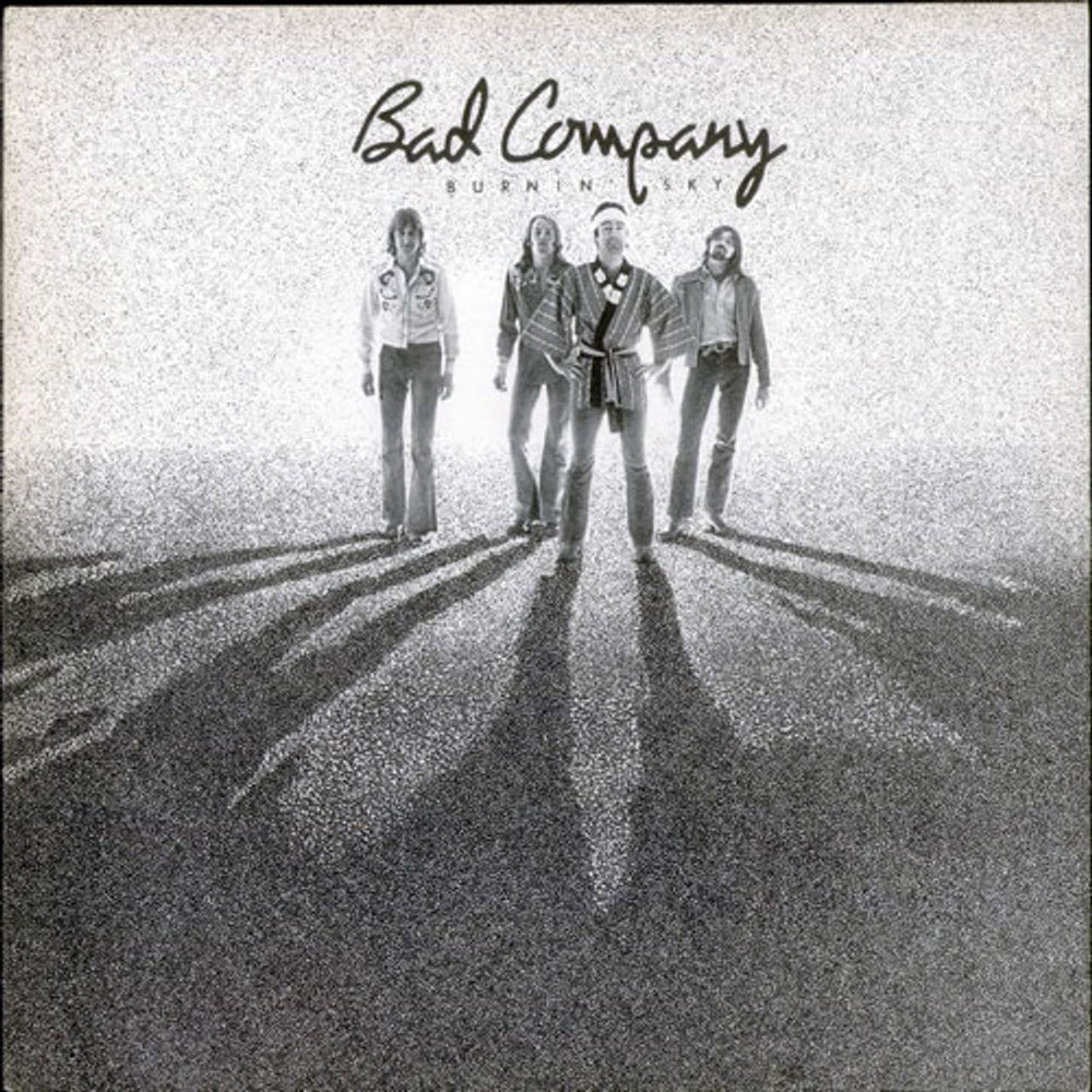 Bad Company Burnin' Sky UK vinyl LP album (LP record) ILPS9441