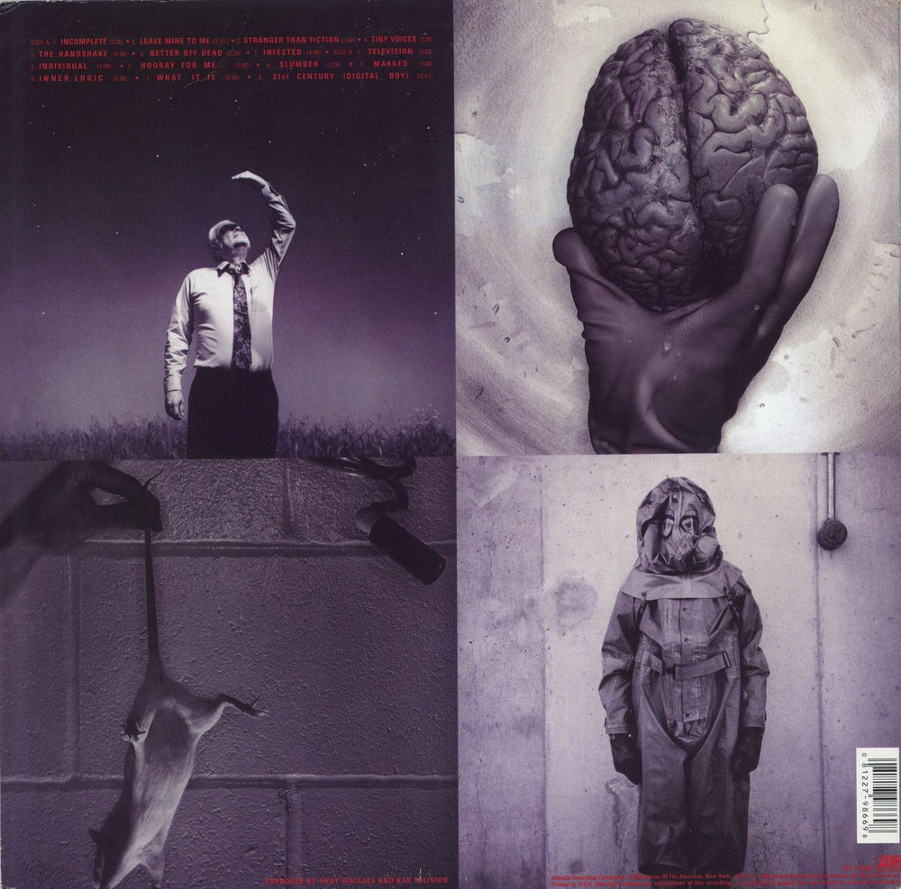 Bad Religion Stranger Than Fiction - Red Vinyl US vinyl LP album (LP record) 075678265815