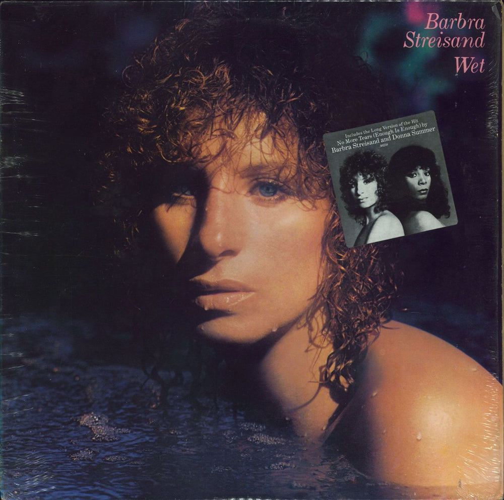 Barbra Streisand Wet - Stickered Shrink US vinyl LP album (LP record) FC36258