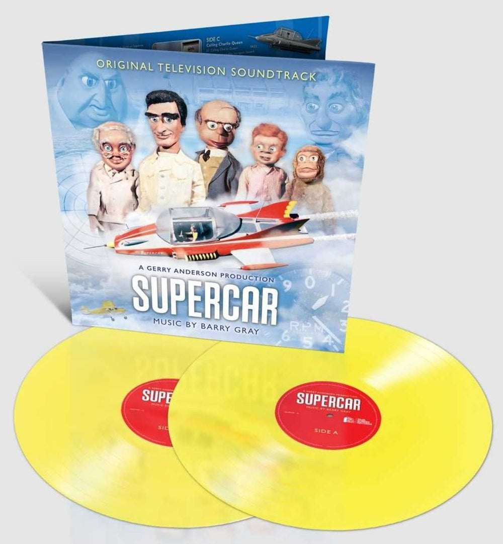 Barry Gray Supercar - Sherbet Lemon Vinyl UK 2-LP vinyl record set (Double LP Album) BZY2LSU742758