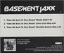 Basement Jaxx Take Me Back To Your House US Promo CD single (CD5 / 5") BJXC5TA460522