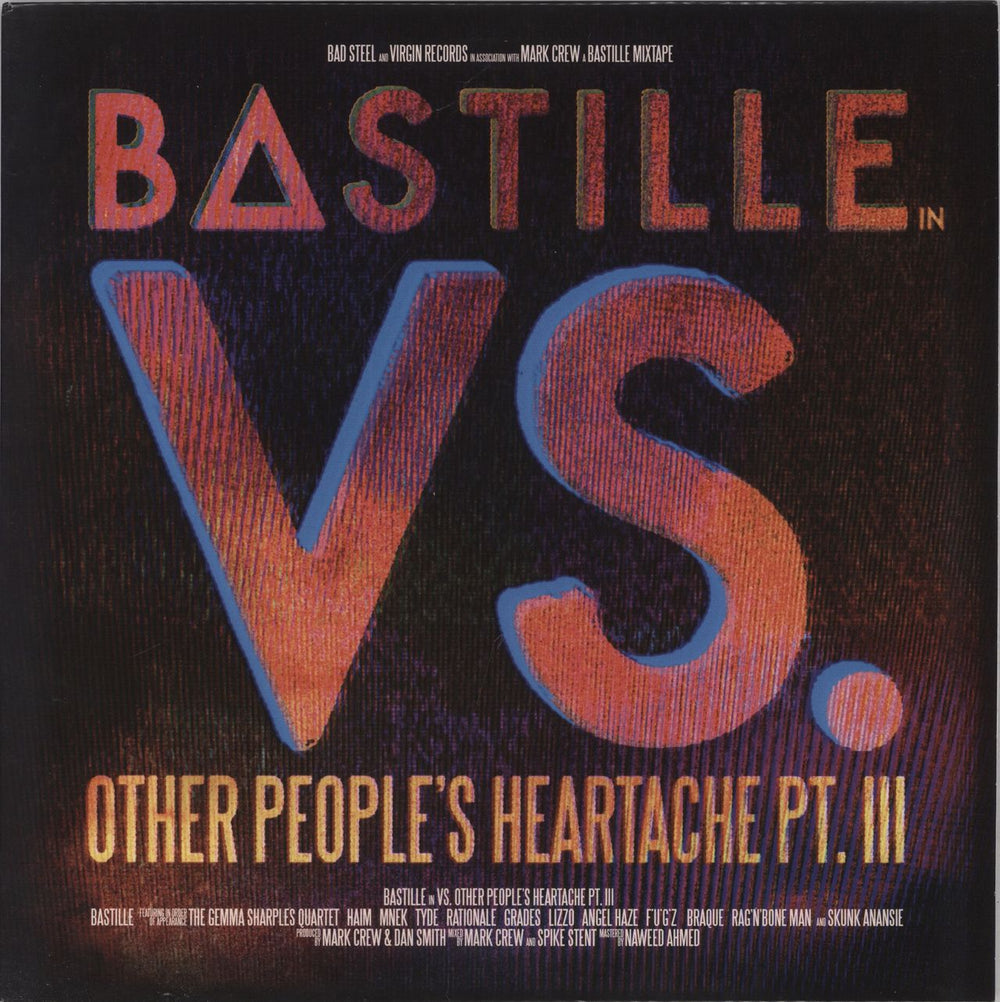 Bastille VS. Other People's Heartache Pt. III UK vinyl LP album (LP record) VX3133