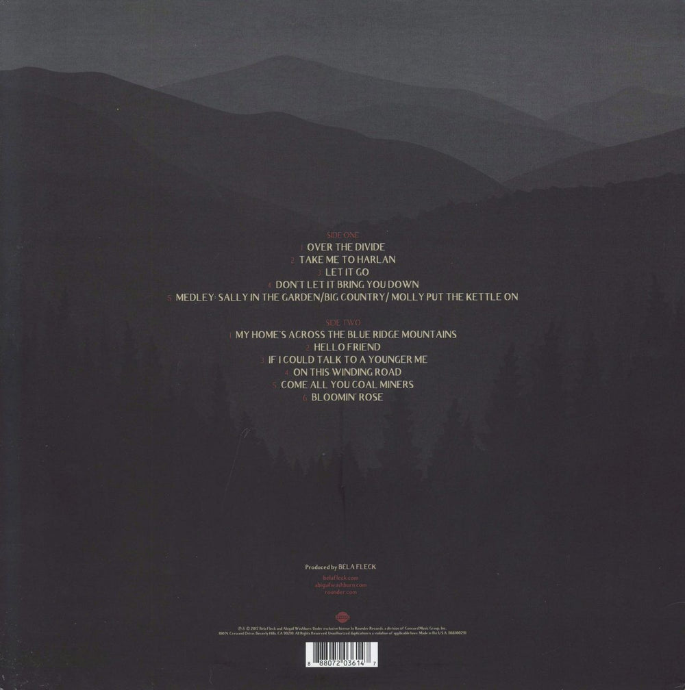 Bela Fleck Echo In The Valley US vinyl LP album (LP record) 888072036147