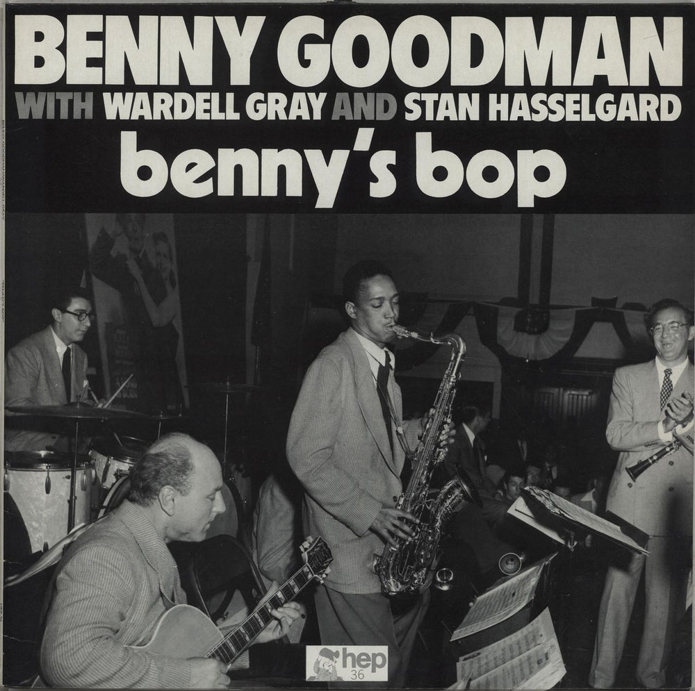 Benny Goodman Benny's Bop UK vinyl LP album (LP record) HEP36