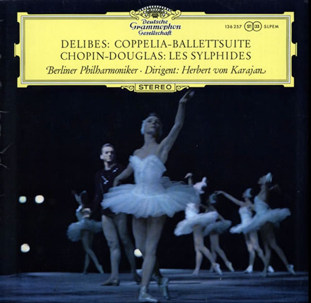 Berliner Philharmoniker Delibes: Coppelia - Ballettsuite / Chopin: Les Sylphides UK vinyl LP album (LP record) 136257