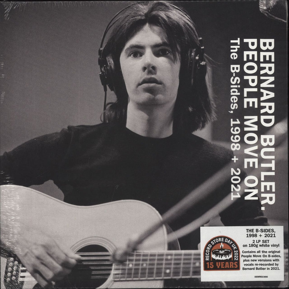 Bernard Butler People Move On - The B-Sides 1998 + 2021 - RSD - White Vinyl - Sealed UK 2-LP vinyl record set (Double LP Album) DEMREC990