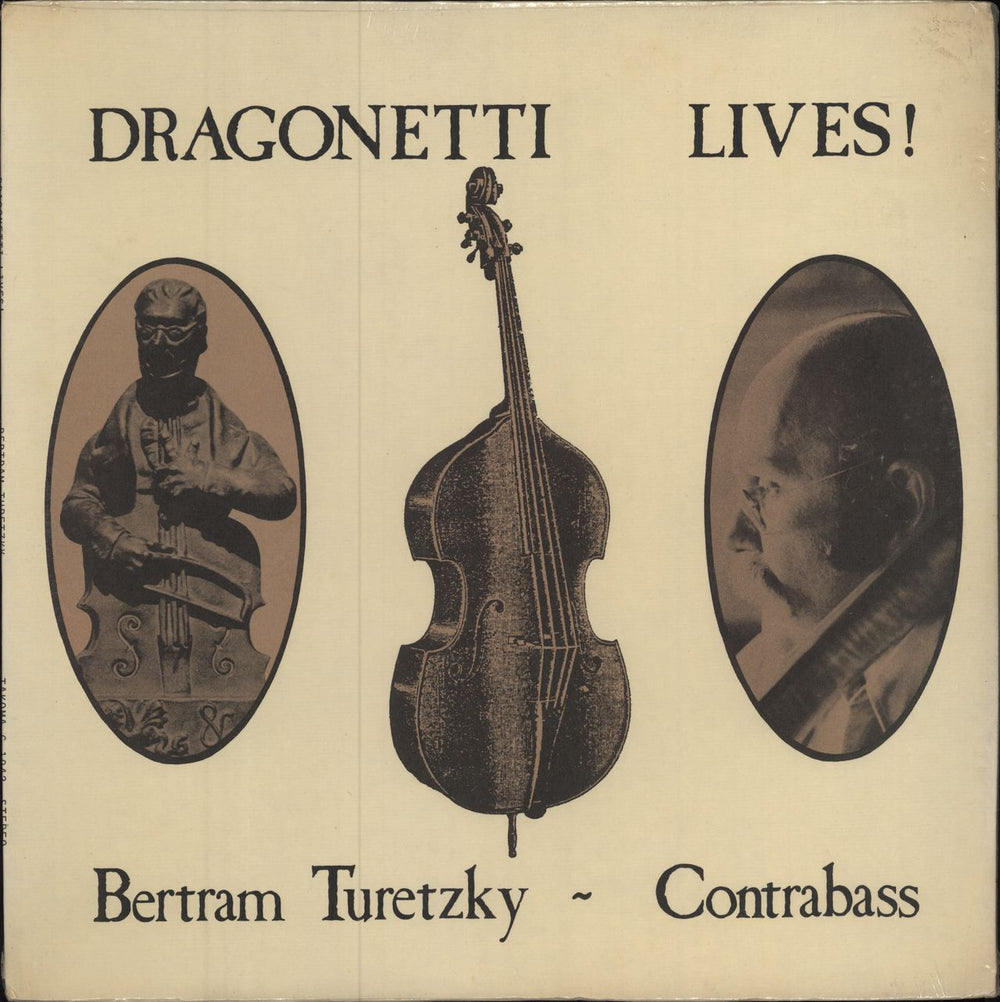 Bertram Turetzky Dragonetti Lives! - Sealed US vinyl LP album (LP record) C1042