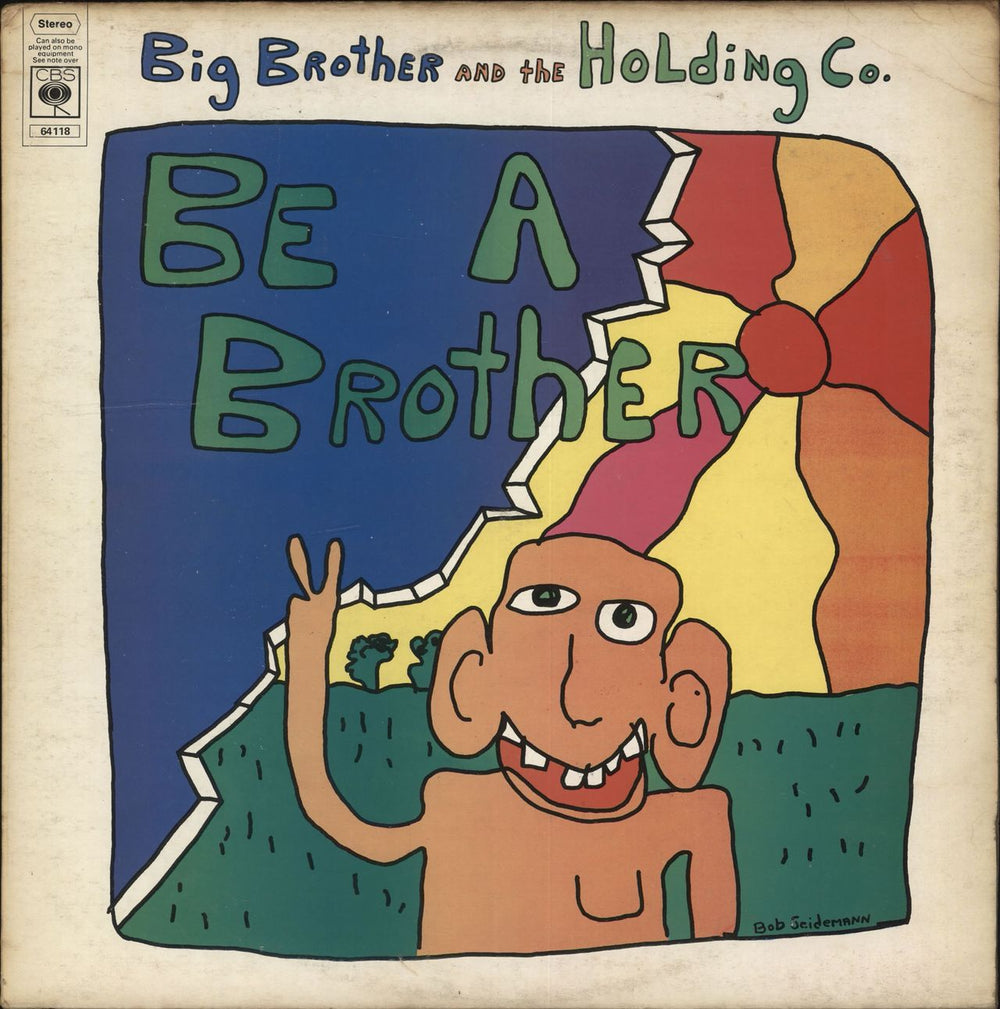 Big Brother & The Holding Company Be A Brother - VG UK vinyl LP album (LP record) 64118
