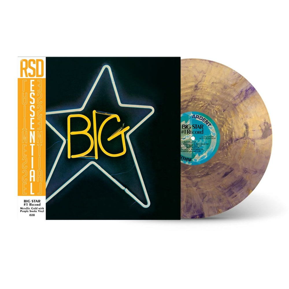 Big Star #1 Record - Metallic Gold & Purple Smoke Vinyl - Sealed US vinyl LP album (LP record) CR00211