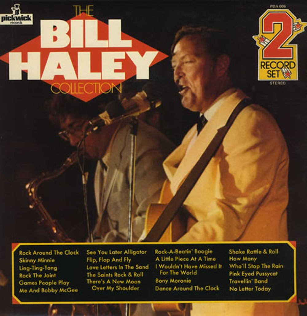 Bill Haley & The Comets The Bill Haley Collection UK 2-LP vinyl record set (Double LP Album) PDA006