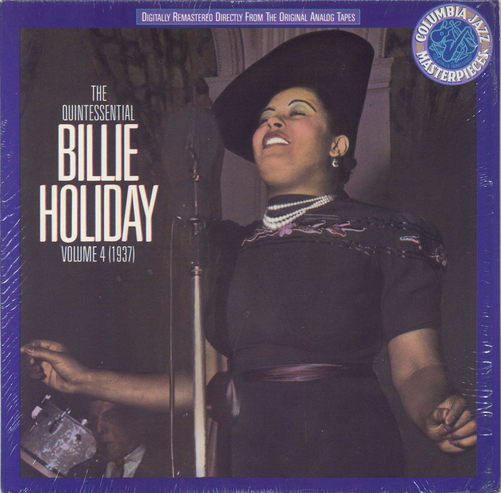 Billie Holiday The Quintessential Billie Holiday Volume 4 (1937) - Shrink US vinyl LP album (LP record) CJ44252