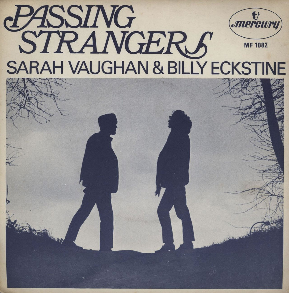 Billy Eckstine & Sarah Vaughan Passing Strangers - A-label + Picture Sleeve UK Promo 7" vinyl single (7 inch record / 45) MF1082