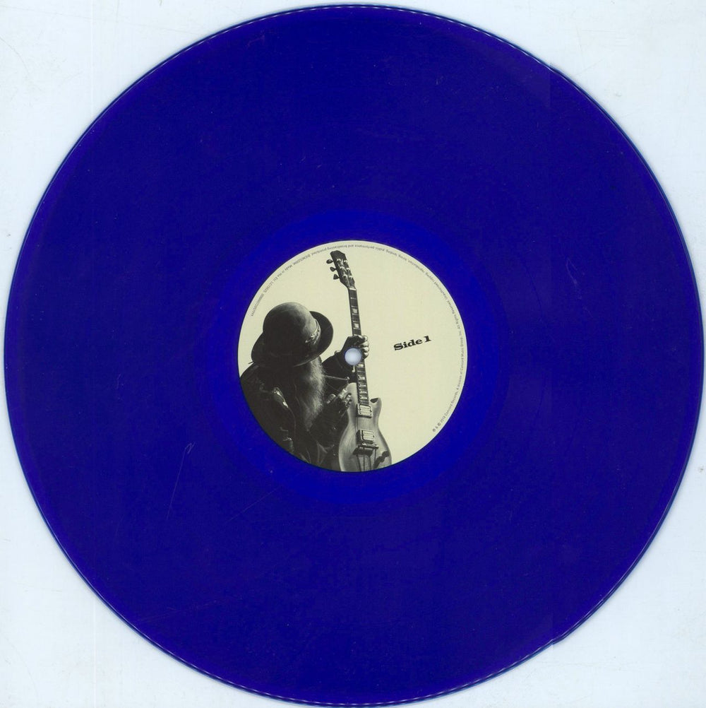 Billy F. Gibbons The Big Bad Blues - Blue Vinyl UK vinyl LP album (LP record) ZJ6LPTH812182