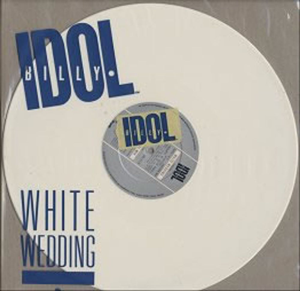 Billy Idol White Wedding - white vinyl UK 12" vinyl single (12 inch record / Maxi-single) IDOLX5