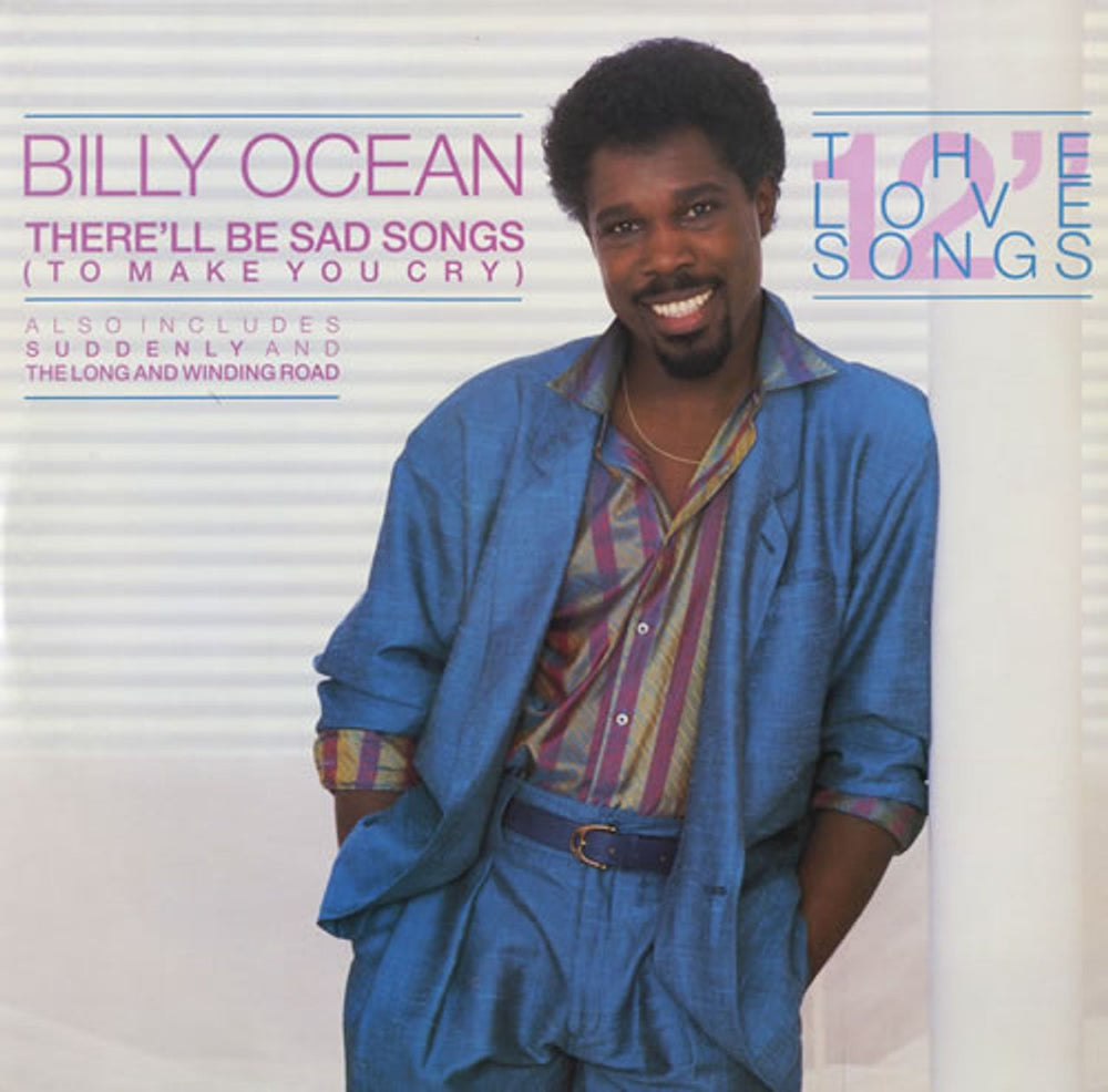 Billy Ocean There'll Be Sad Songs (To Make You Cry) UK 12" vinyl single (12 inch record / Maxi-single) JIVET117