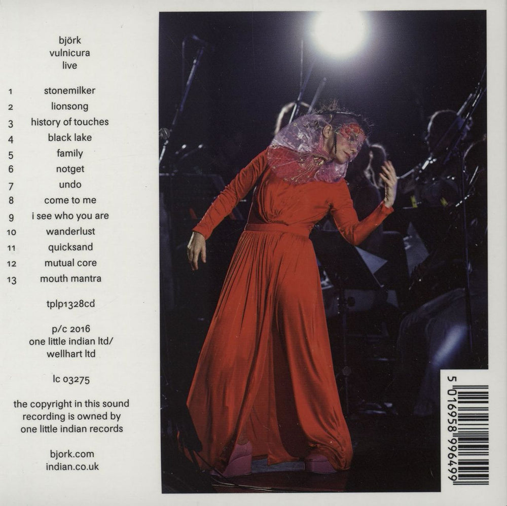 Björk Vulnicura Live UK CD album (CDLP)