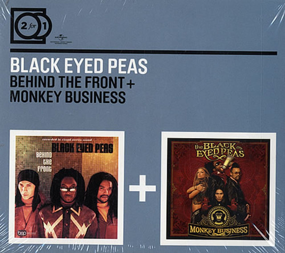 Black Eyed Peas Behind The Front / Monkey Business French 2 CD album set (Double CD) 0600753186435