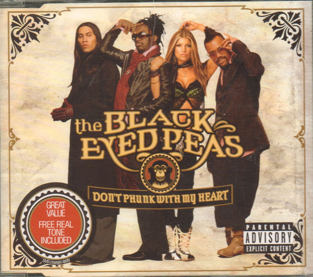 Black Eyed Peas Don't Phunk With My Heart UK CD single (CD5 / 5") 9882331