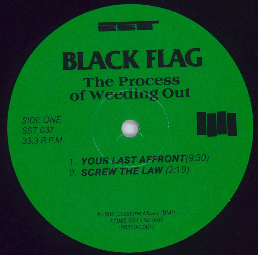 Black Flag The Process Of Weeding Out - VG UK 12" vinyl single (12 inch record / Maxi-single) BD712TH829603