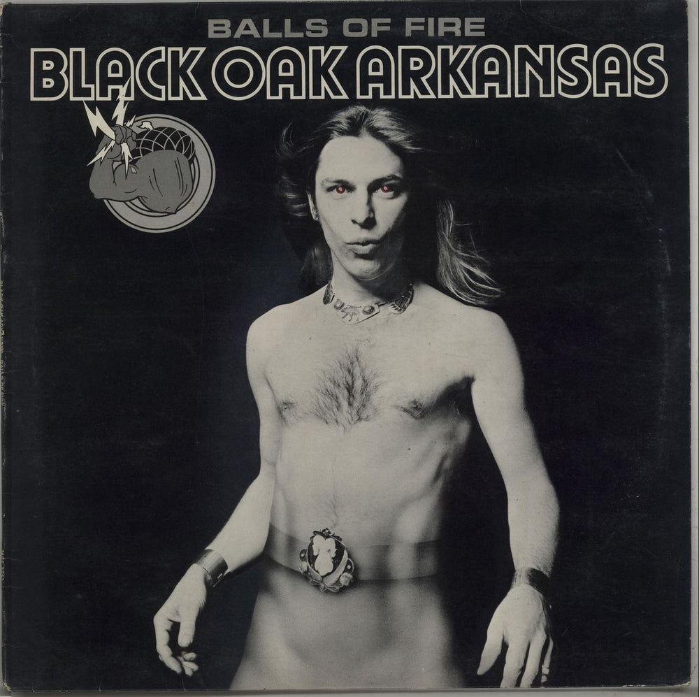 Black Oak Arkansas Balls Of Fire UK vinyl LP album (LP record) MCF2762