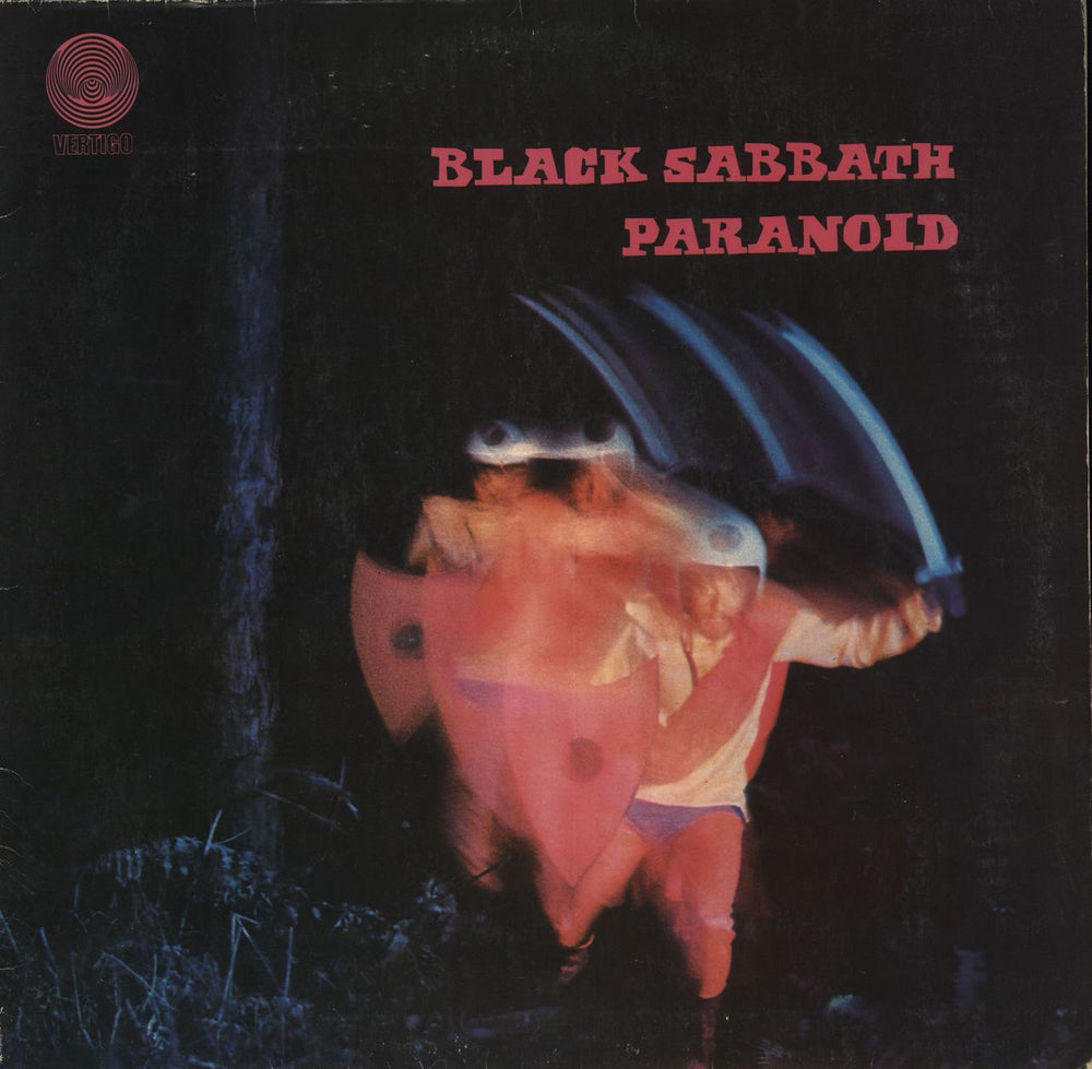 Black Sabbath Paranoid - VG German vinyl LP album (LP record) 6360011