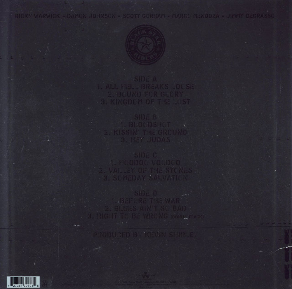 Black Star Riders All Hell Breaks Loose - 180gram Vinyl UK 2-LP vinyl record set (Double LP Album) 727361306915