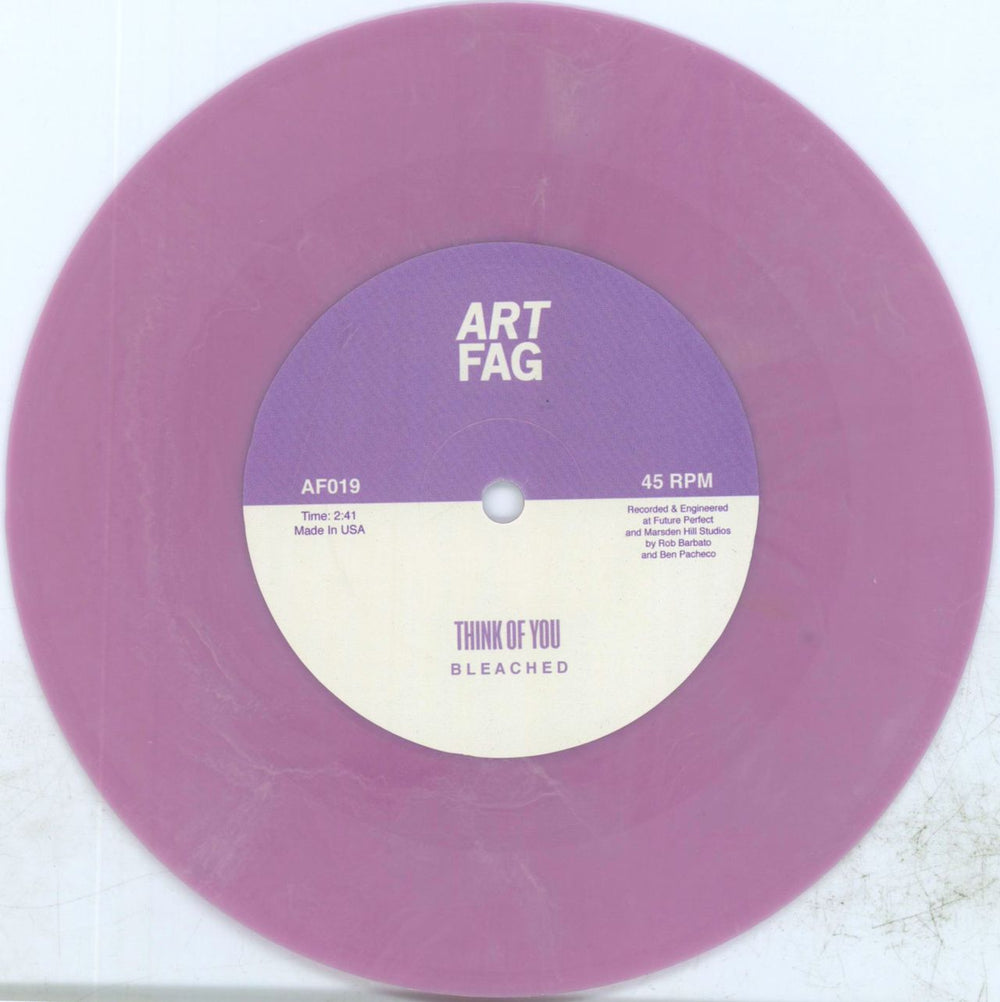 Bleached Carter - Purple US 7" vinyl single (7 inch record / 45) 52I07CA815057