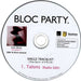 Bloc Party Talons Taiwanese Promo CD single (CD5 / 5")