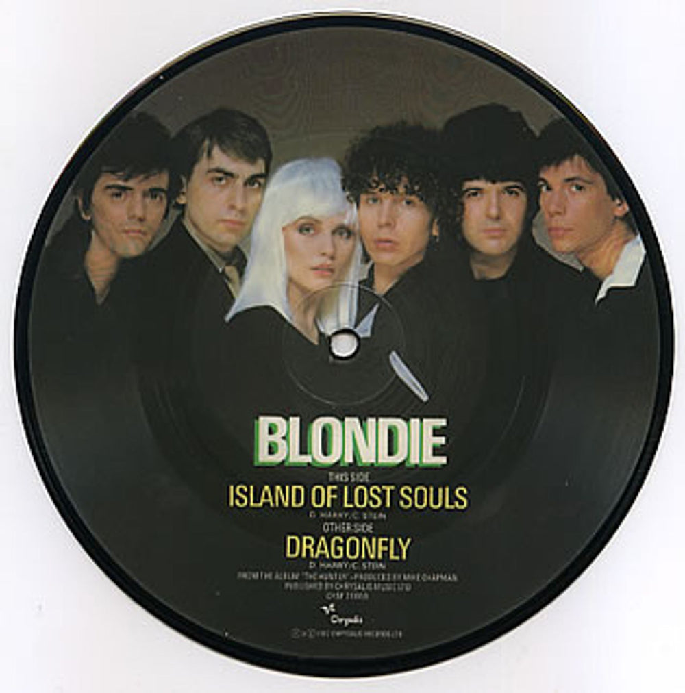 Blondie Island Of Lost Souls UK 7" vinyl picture disc (7 inch picture disc single) BLO7PIS12454