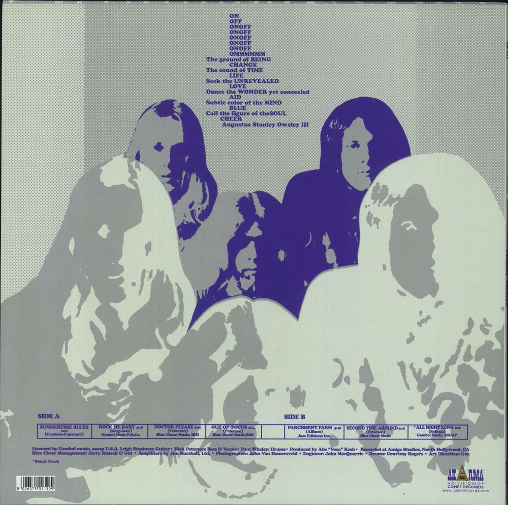 Blue Cheer Vincebus Eruptum Italian vinyl LP album (LP record) 8026575011199