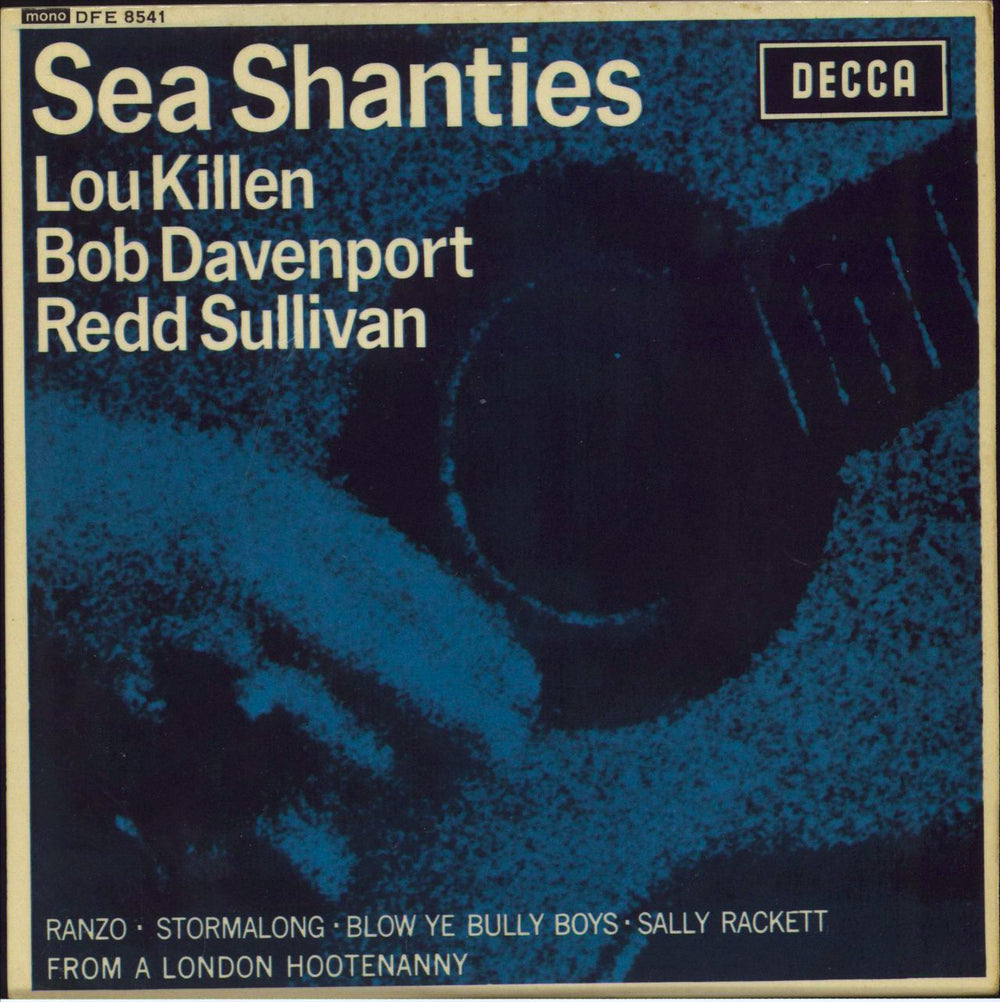 Bob Davenport Sea Shanties UK 7" vinyl single (7 inch record / 45) DFE8541