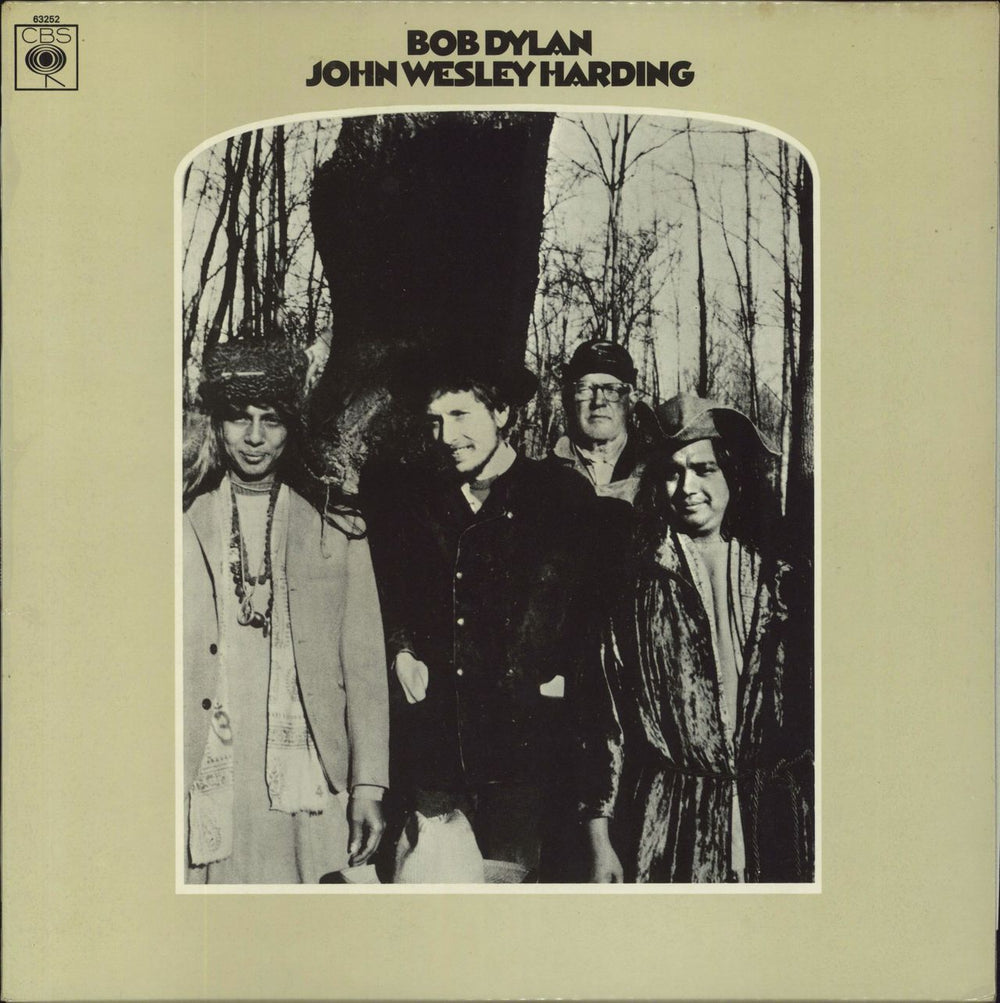 Bob Dylan John Wesley Harding - 2nd Stereo - WOS/L UK vinyl LP album (LP record) 63252