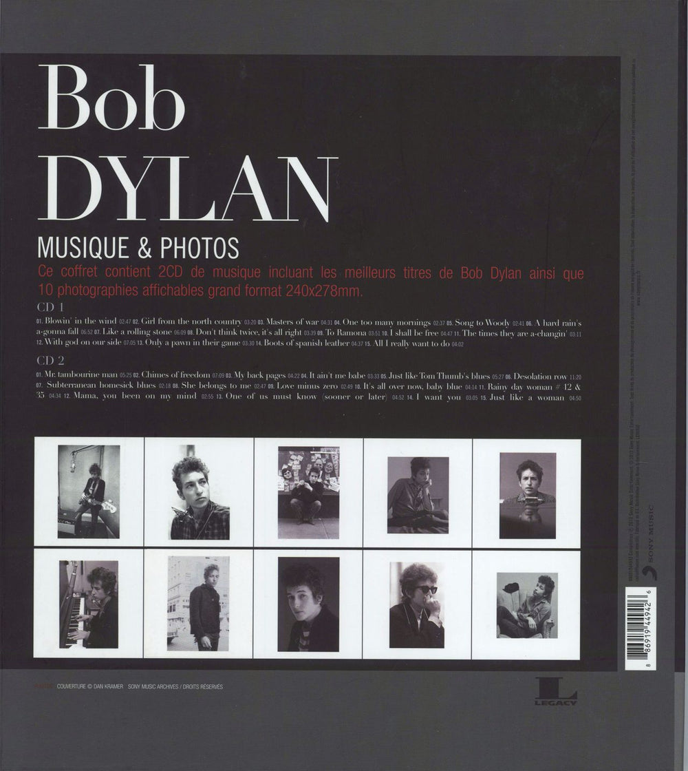 Bob Dylan L' Explosion Rock 61/66 - Musique & Photos - 2-CD + Photo Set French 2 CD album set (Double CD) DYL2CLE775416