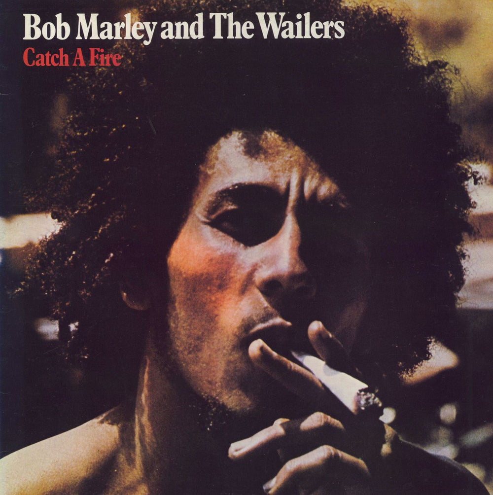 Bob Marley & The Wailers Catch A Fire - 'speech bubble' label UK vinyl LP album (LP record) ILPS9241