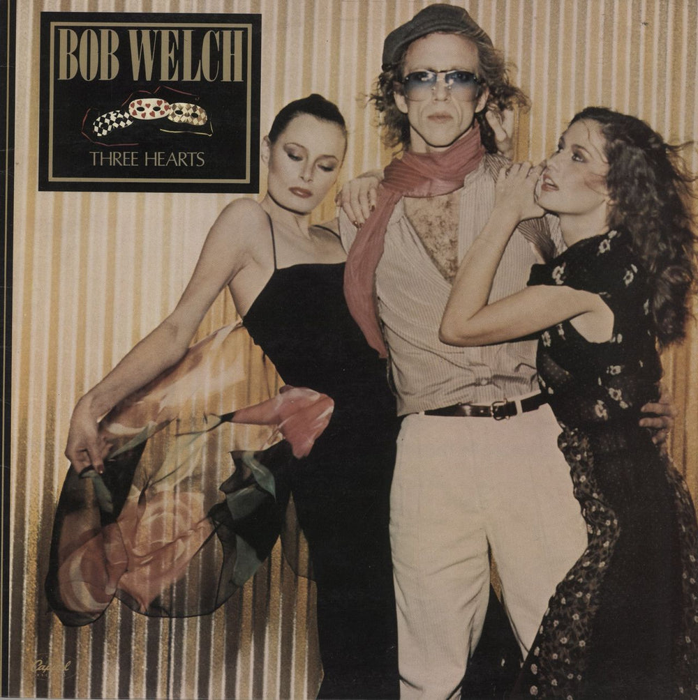 Bob Welch Three Hearts UK vinyl LP album (LP record) EA-ST11907