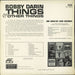 Bobby Darin Things & Other Things UK vinyl LP album (LP record)