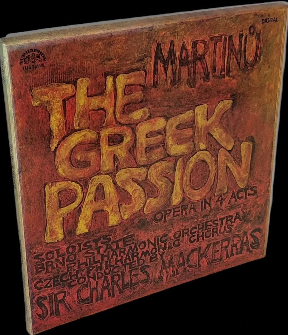 Bohuslav Martinu The Greek Passion Czech Vinyl Box Set 11163611/2