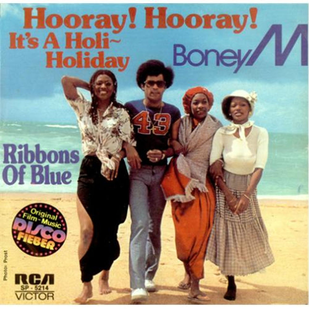 Boney M Hooray! Hooray! It's A Holi-Holiday Mexican 7" vinyl single (7 inch record / 45) SP-5214