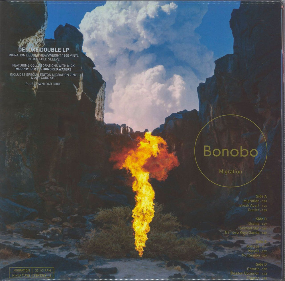 Bonobo Migration - 180gm Vinyl + Art Prints UK 2-LP vinyl record set (Double LP Album) ZEN236X