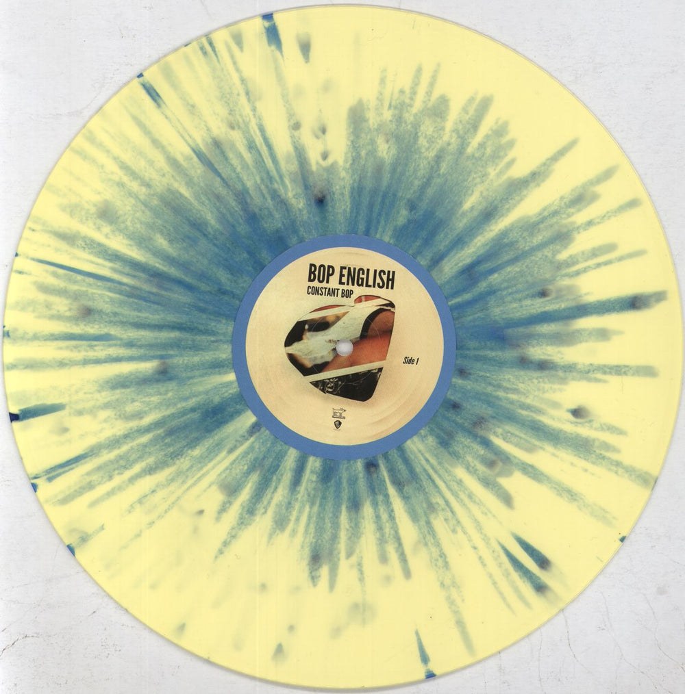 Bop English Constant Bop - Yellow Vinyl with Blue Splatter UK vinyl LP album (LP record) 581LPCO817850