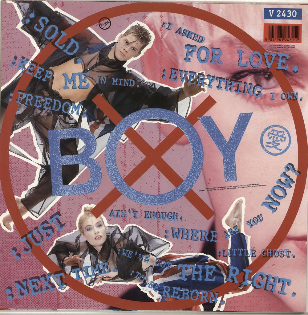 Boy George Sold - Autographed UK vinyl LP album (LP record) BOYLPSO691298