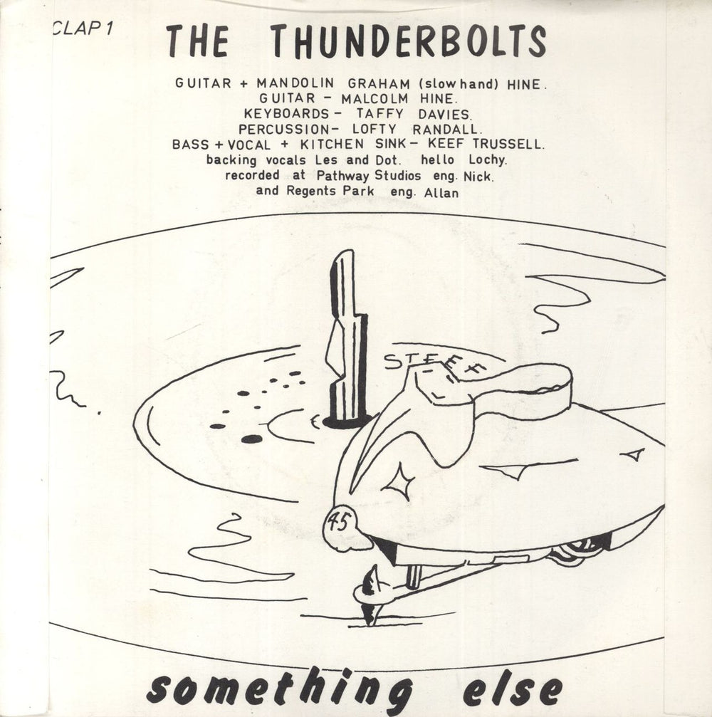 Brett Marvin And The Thunderbolts Dust On Me Needle UK 7" vinyl single (7 inch record / 45) EUE07DU819349