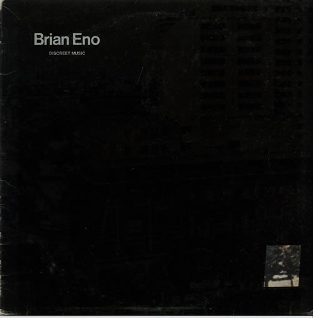 Brian Eno Discreet Music - 1st - EX UK vinyl LP album (LP record) NO.3