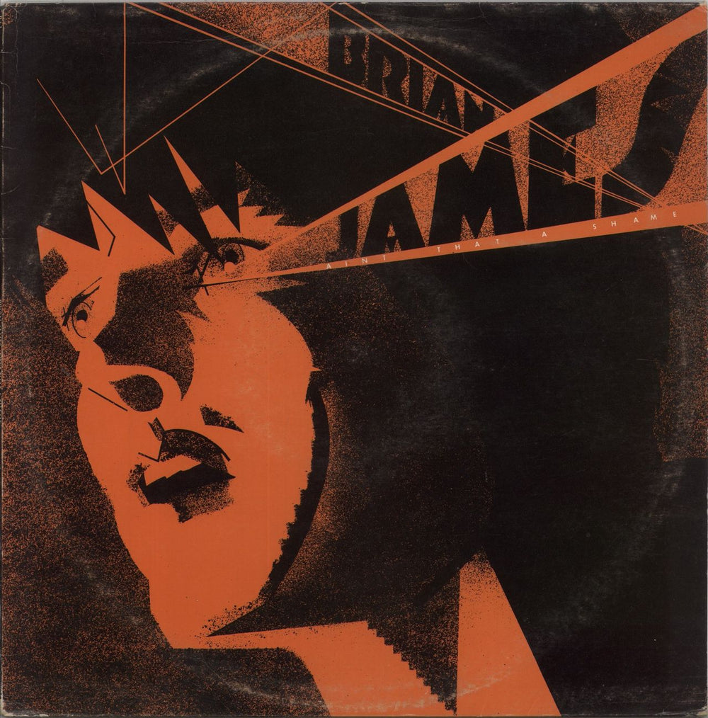 Brian James Ain't That A Shame UK 12" vinyl single (12 inch record / Maxi-single) BJ1