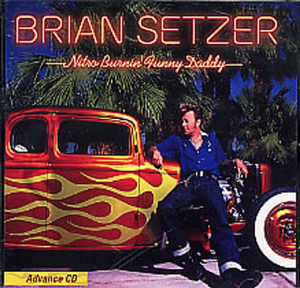Brian Setzer Nitro Burnin' Funny Daddy US Promo CD album (CDLP) PR44022-2